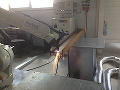 Plasma schneiden mit Roboter